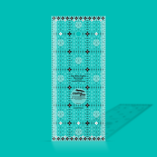 Itty-Bitty Eight Rectangle Ruler 3 x7