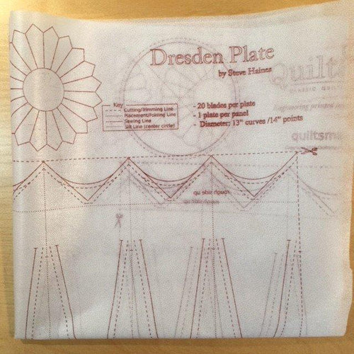 Dresdan Plate Fusible Applique Interfacing
