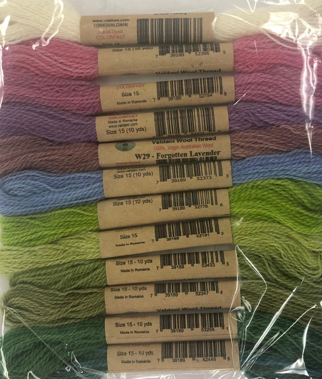 Hint of Spring Wool Thread Collection
