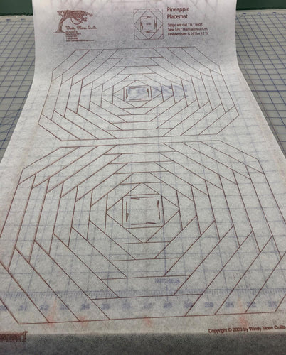 Pineapple Placemat Fusible Interfacing