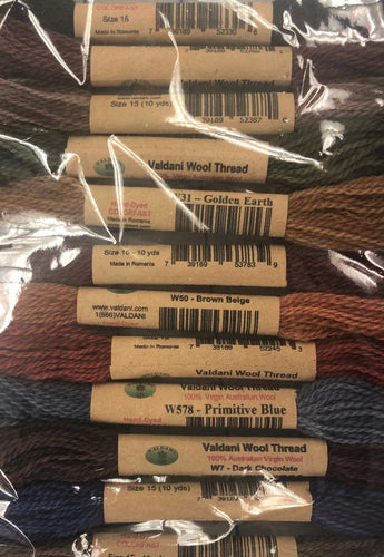 Primitive Art Wool Thread Collection