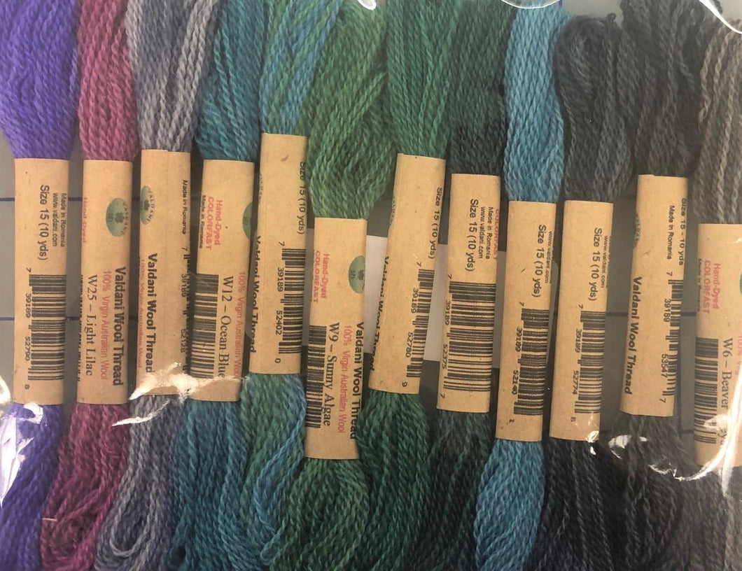 Roaring Ocean Wool Thread Collection