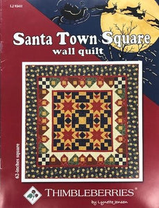 Santa Town Square Wall Quilt