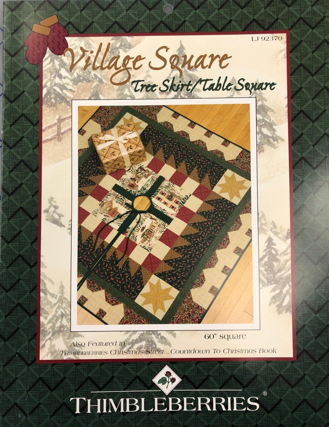 Village Square Tree Skirt/Table Square