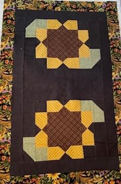 Wooly Sunflower Table Runner